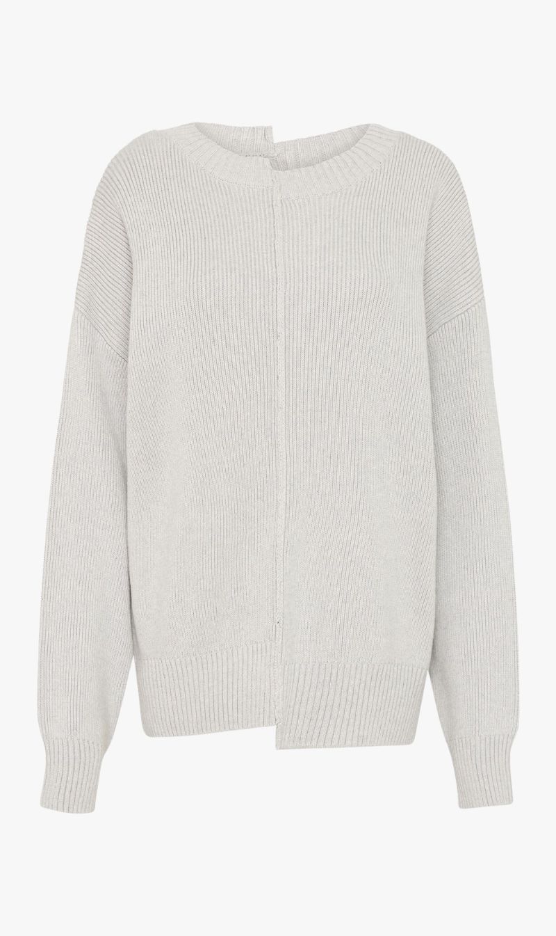 St Agni | Deconstructed Pullover - Diesel Grey sold by Sister & Co
