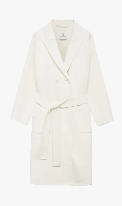Anine Bing | Dylan Coat - Ivory sold by Sister & Co