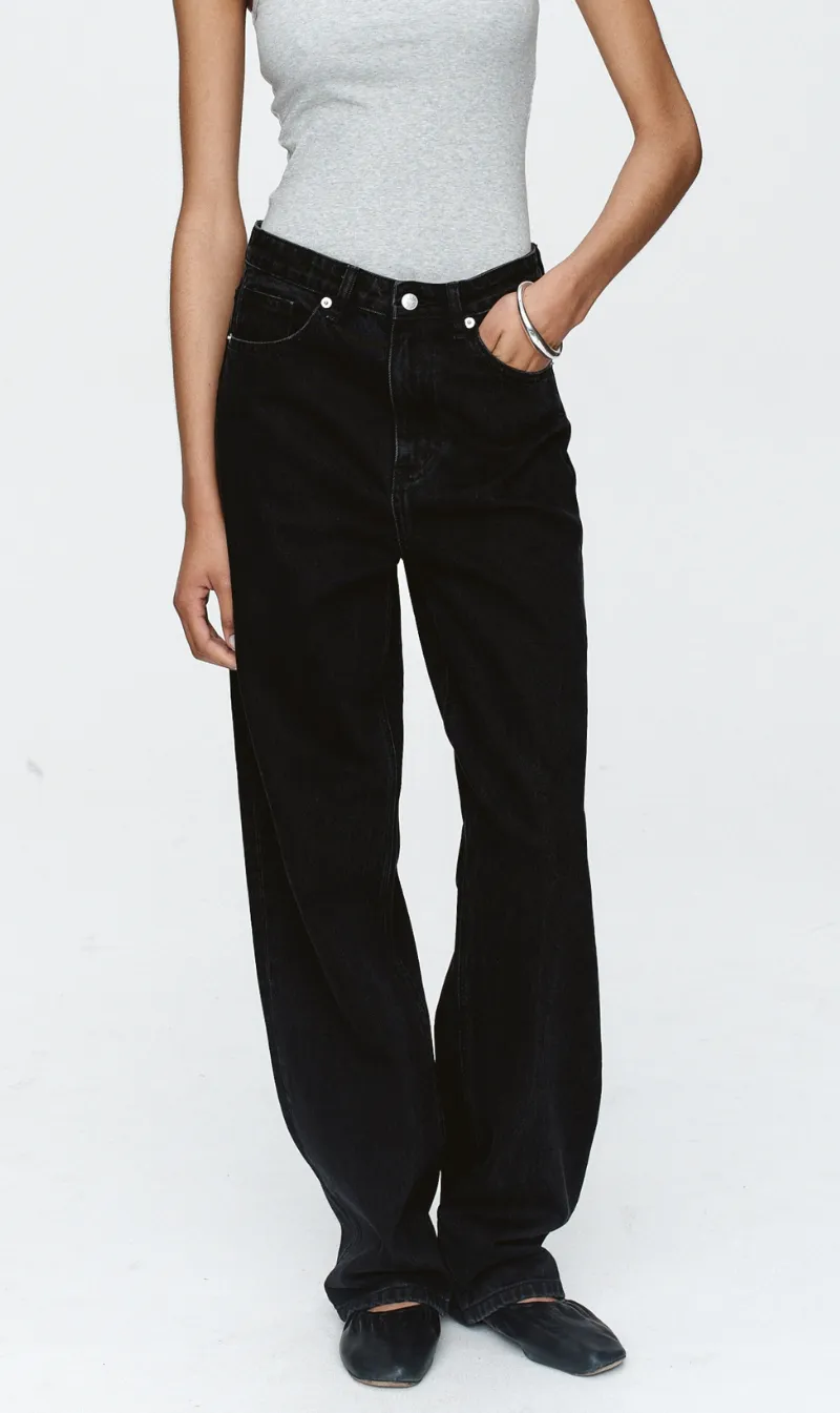 Marle | Relaxed Jean - Black sold by Sister & Co
