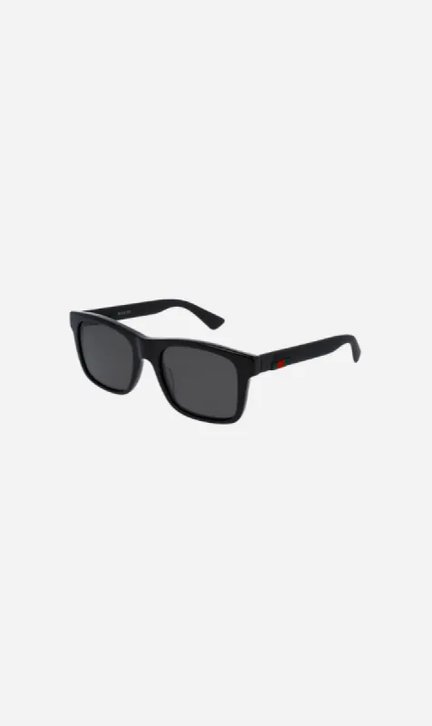 Gucci | Mens GG0008S002 - Black sold by Sisters & Co