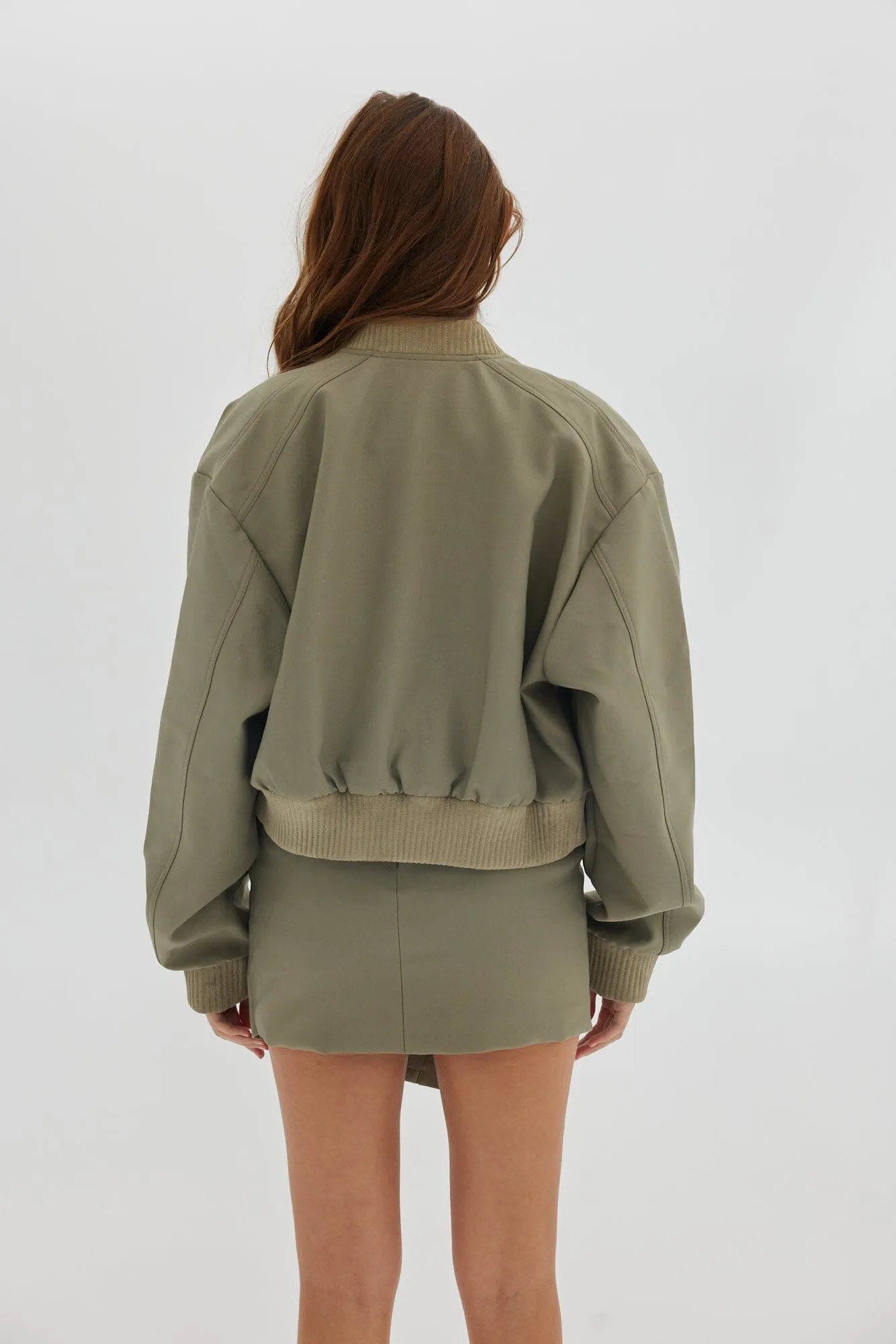 Toast Society | Bomber Jacket - Khaki sold by Sister & Co product image thumbnail 5