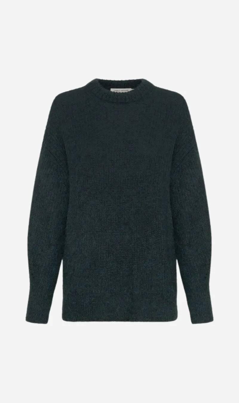 Camilla And Marc | Tasmin Boyfriend Jumper - Deep Sea sold by Sister & Co