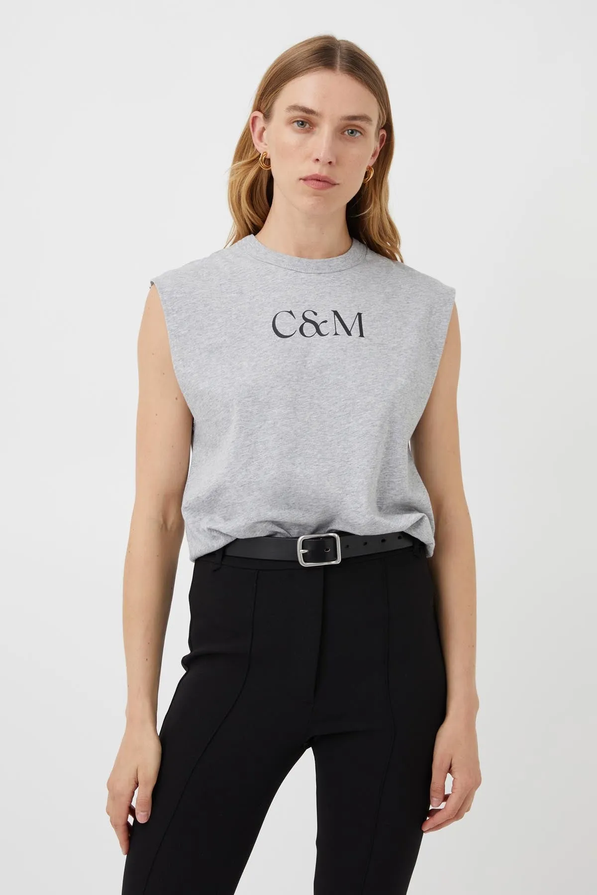 Camilla and Marc | Huntington C&M Tank - Grey Marle / Black sold by Sister & Co product image thumbnail 5