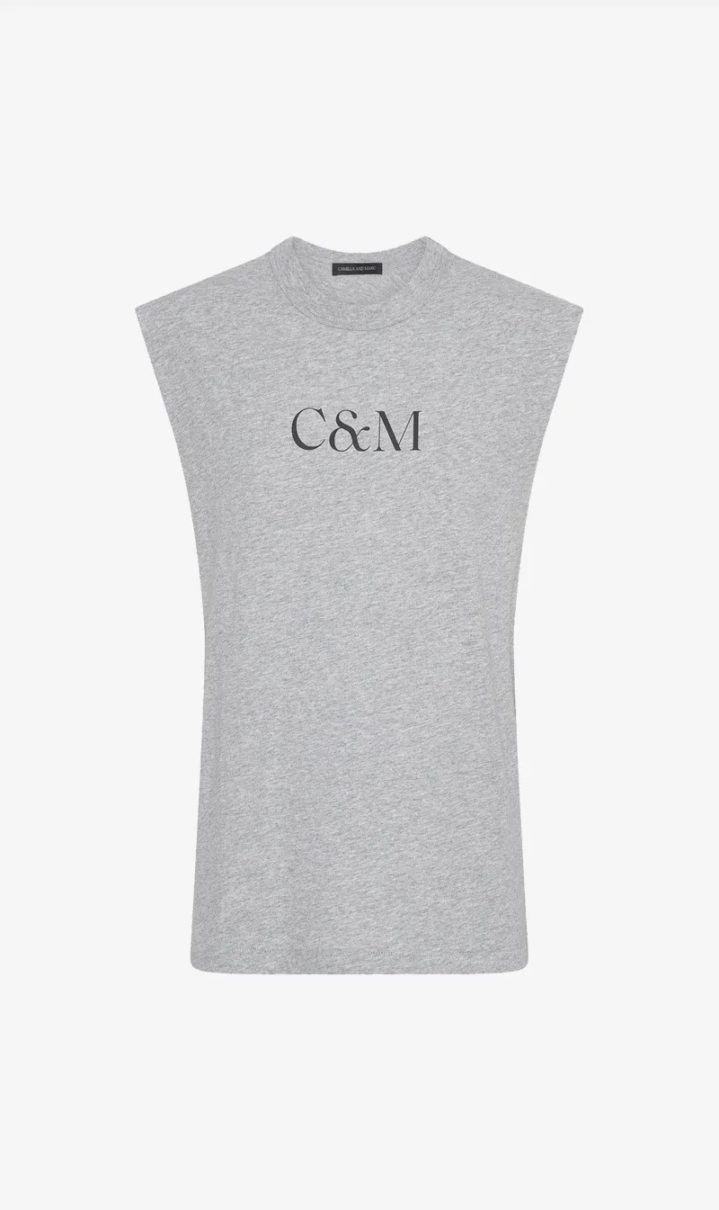 Camilla and Marc | Huntington C&M Tank - Grey Marle / Black sold by Sister & Co