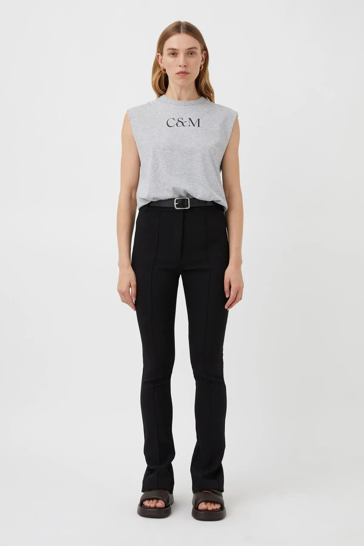 Camilla and Marc | Huntington C&M Tank - Grey Marle / Black sold by Sister & Co product image thumbnail 2