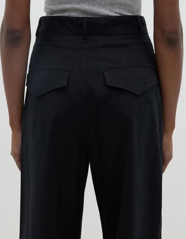 Bassike | Relaxed Pleat Front Pant - Black sold by Sister & Co product image thumbnail 4