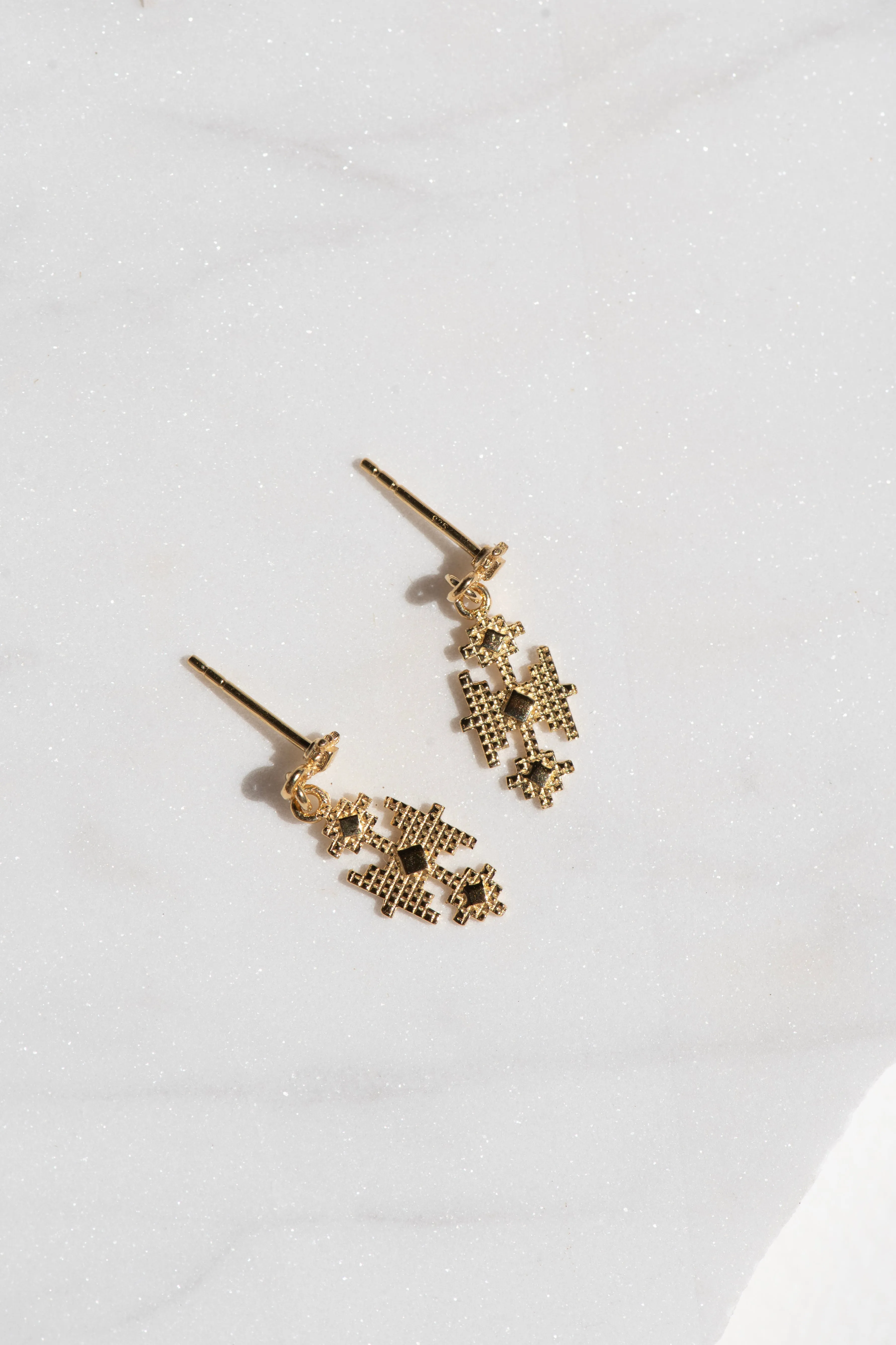 Zoe & Morgan | Pisac Earrings - Gold sold by Sister & Co product image thumbnail 4