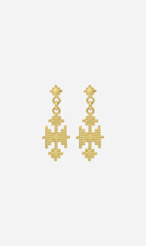 Zoe & Morgan | Pisac Earrings - Gold made by Sisters & Co
