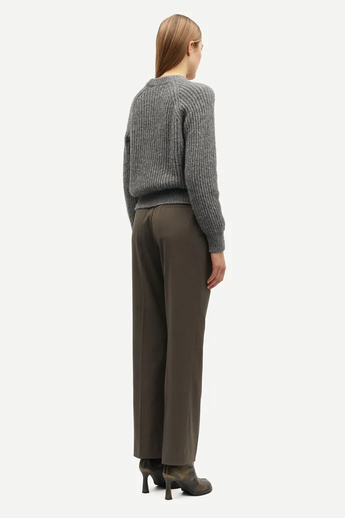 Samsoe Samsoe | Saramona Trousers - Black Olive sold by Sister & Co product image thumbnail 5