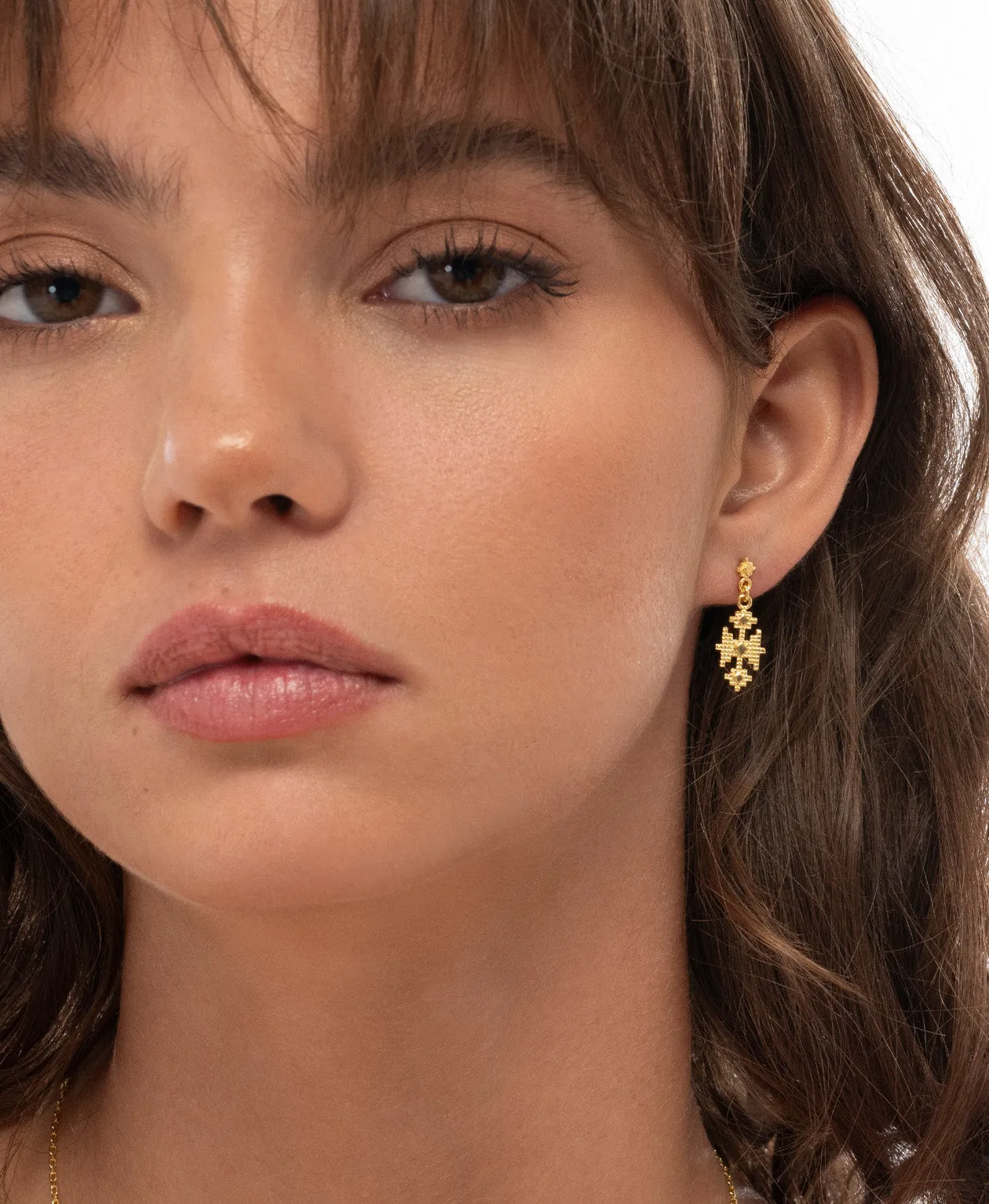 Zoe & Morgan | Pisac Earrings - Gold sold by Sister & Co product image thumbnail 2