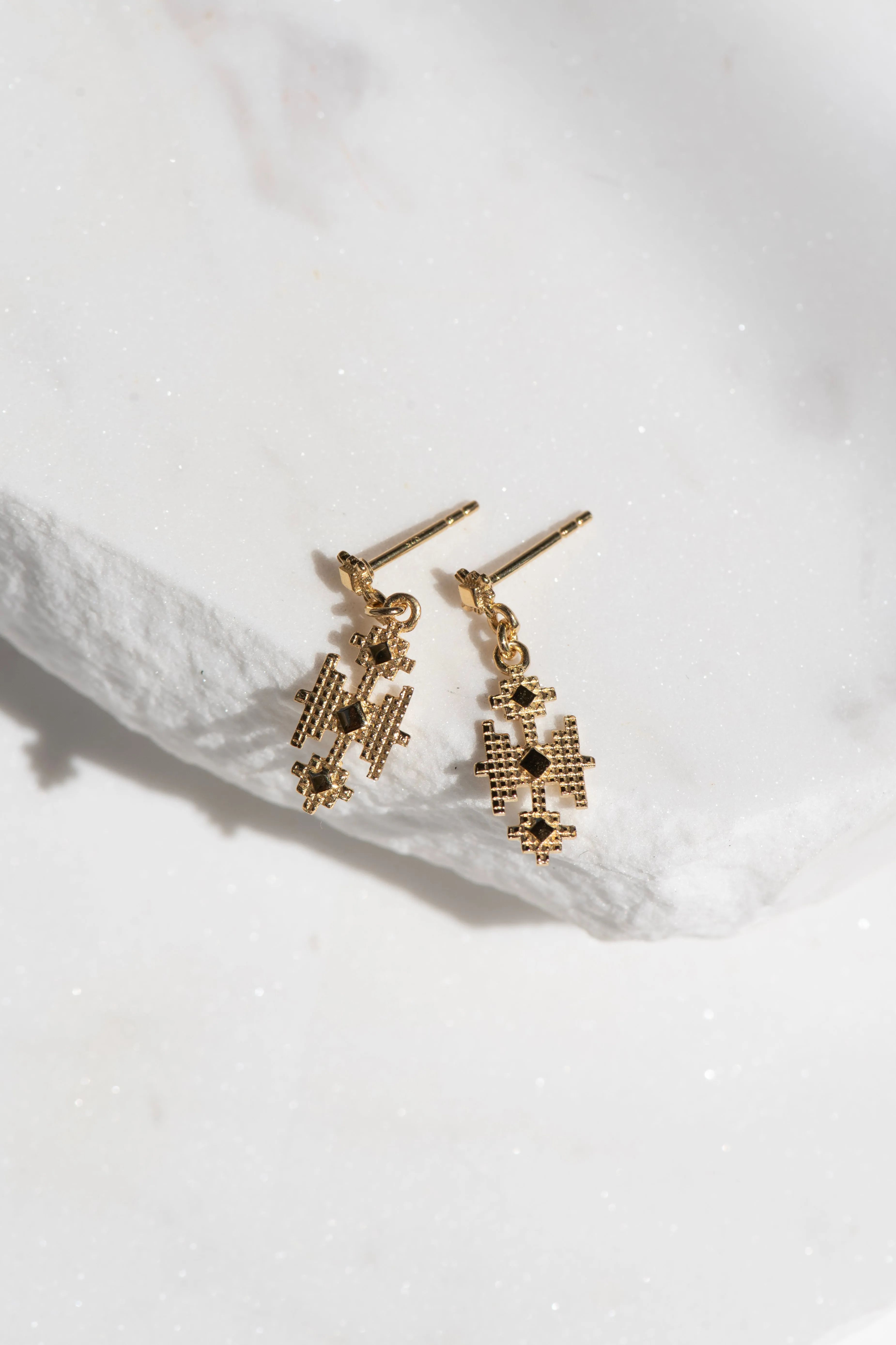 Zoe & Morgan | Pisac Earrings - Gold sold by Sister & Co product image thumbnail 3