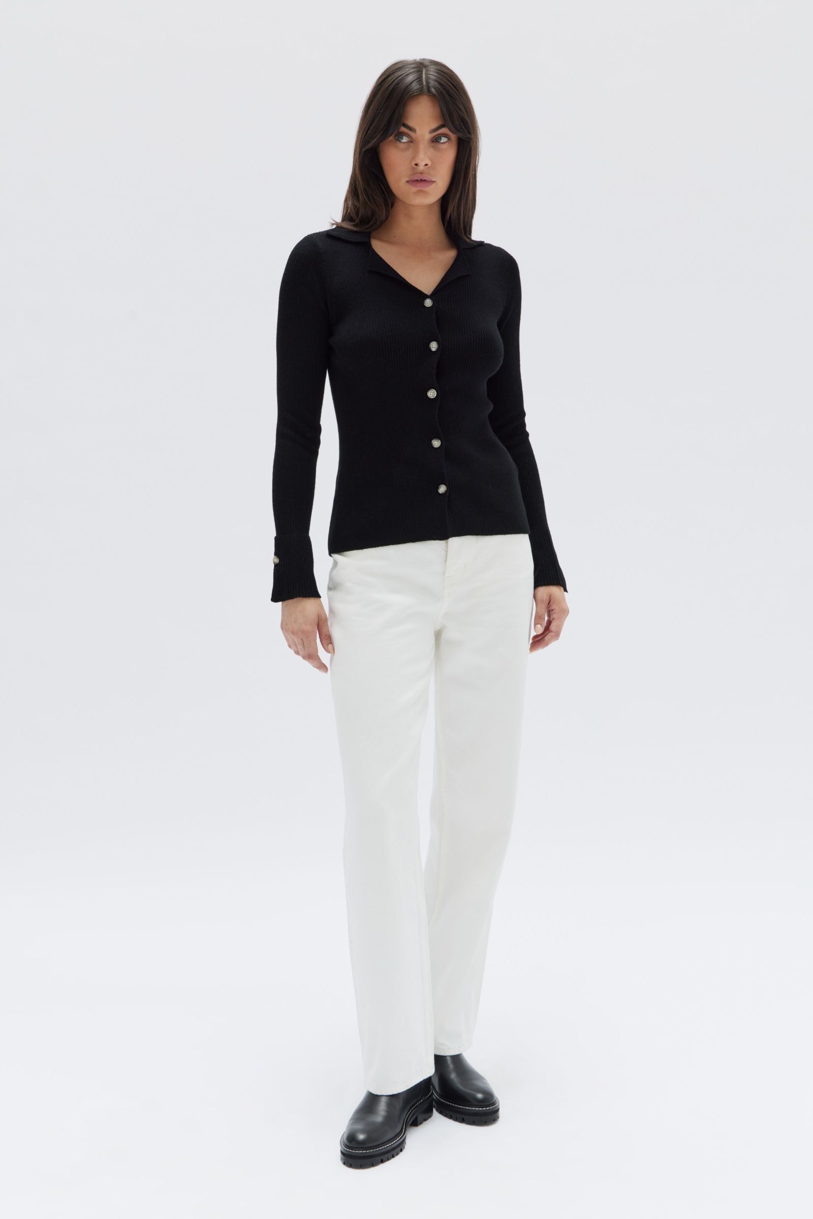 Assembly Label | Anala Knit Shirt - Black sold by Sister & Co product image thumbnail 5