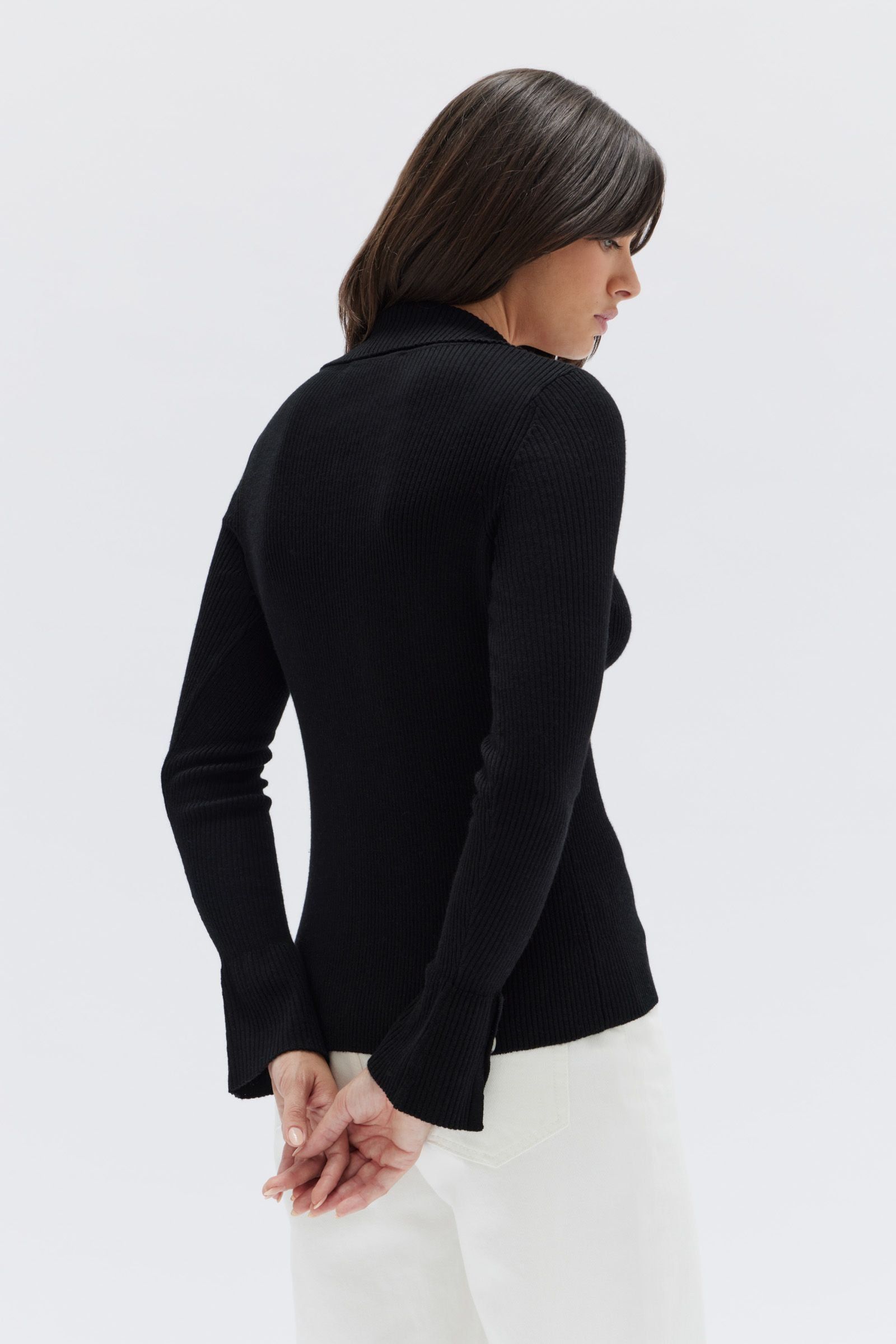 Assembly Label | Anala Knit Shirt - Black sold by Sister & Co product image thumbnail 4