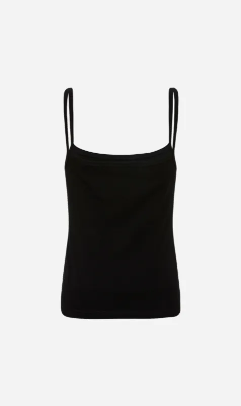 Matteau | Square Knit Top - Black sold by Sisters & Co