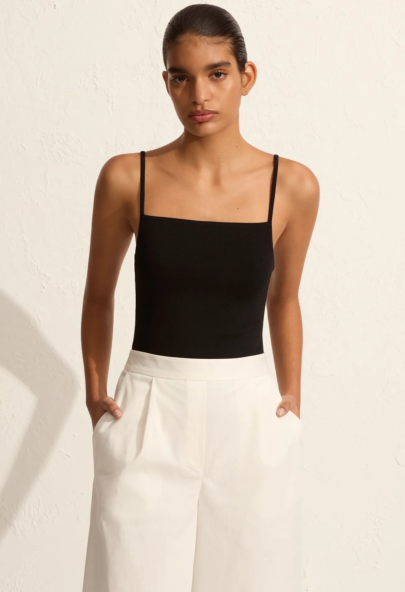 Matteau | Square Knit Top - Black sold by Sisters & Co product image thumbnail 2