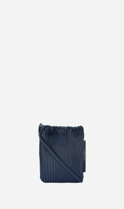 Deadly Ponies | Mr Cinch Pouch - Indigo Pleated sold by Sister & Co