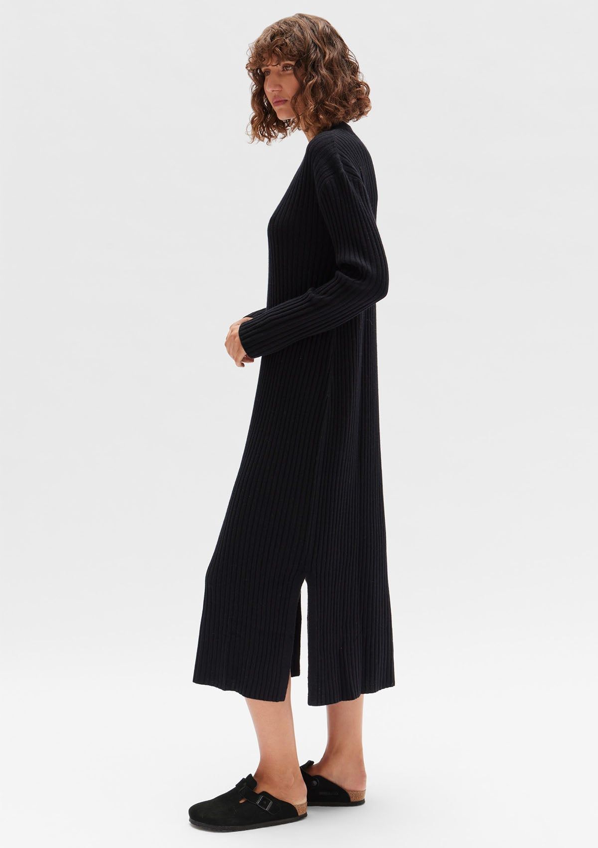 Assembly Label | Wool Cashmere Rib Dress - Black sold by Sister & Co product image thumbnail 2