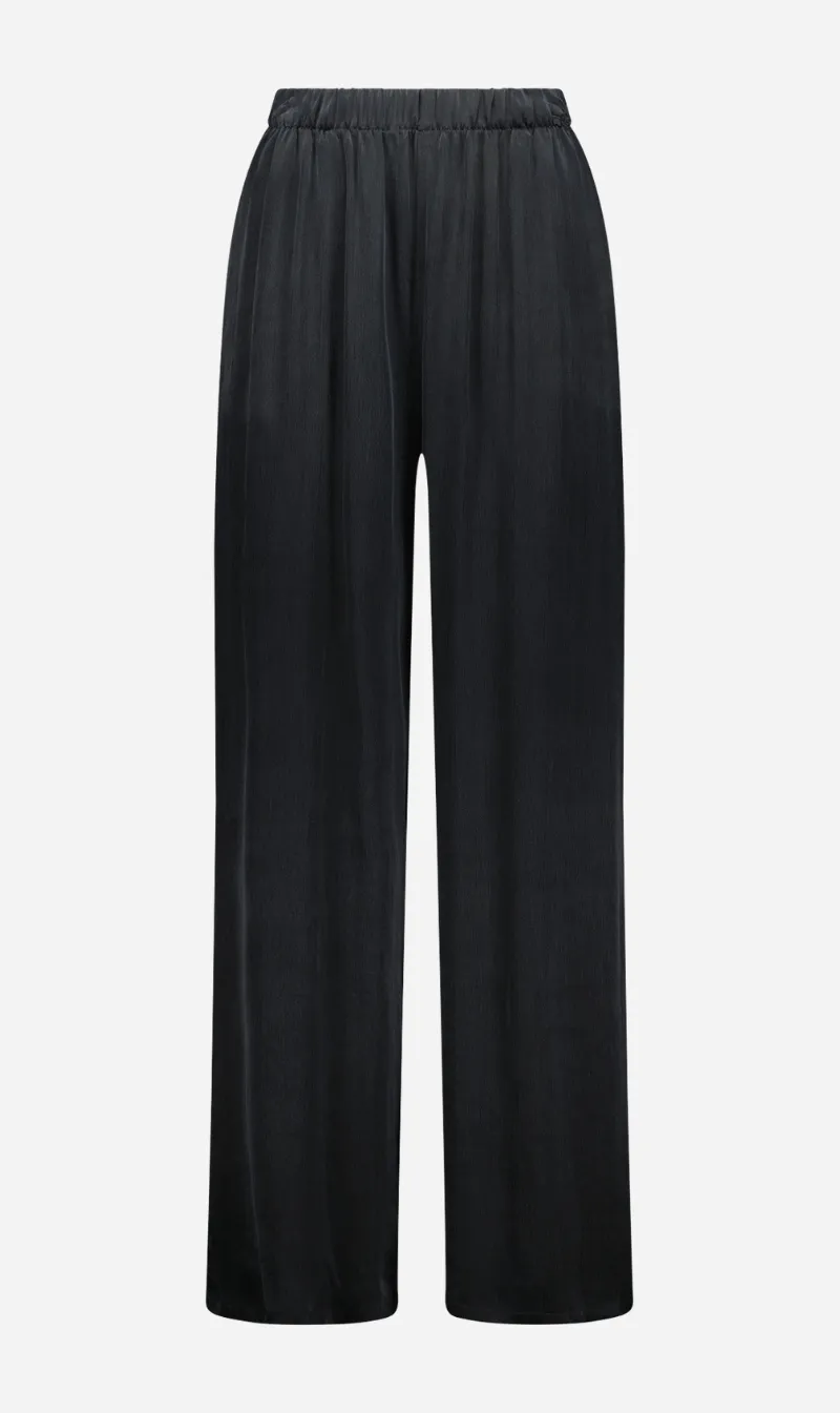 Caitlin Crisp | Essential Lounge Pant - Black Cupro sold by Sister & Co