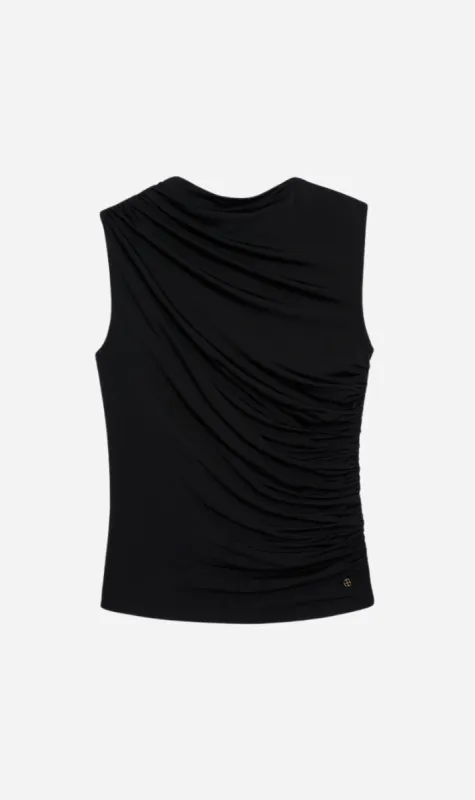 Anine Bing | Lucia Top - Black sold by Sister & Co