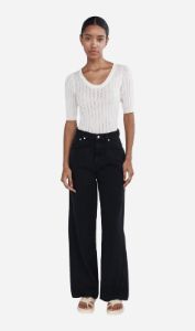 Marle | Curve Seam Jean - Black sold by Sister & Co