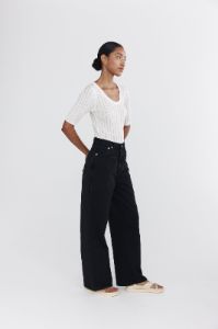 Marle | Curve Seam Jean - Black sold by Sister & Co