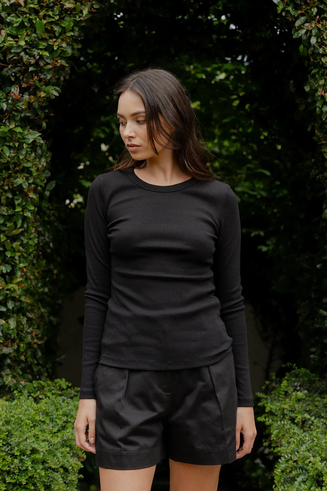 Caitlin Crisp | CC Essential Long Sleeve - Black sold by Sister & Co product image thumbnail 2