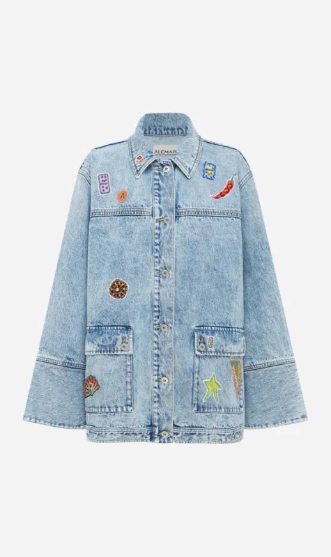 Alemais | Jackpot Denim Jacket sold by Sister & Co