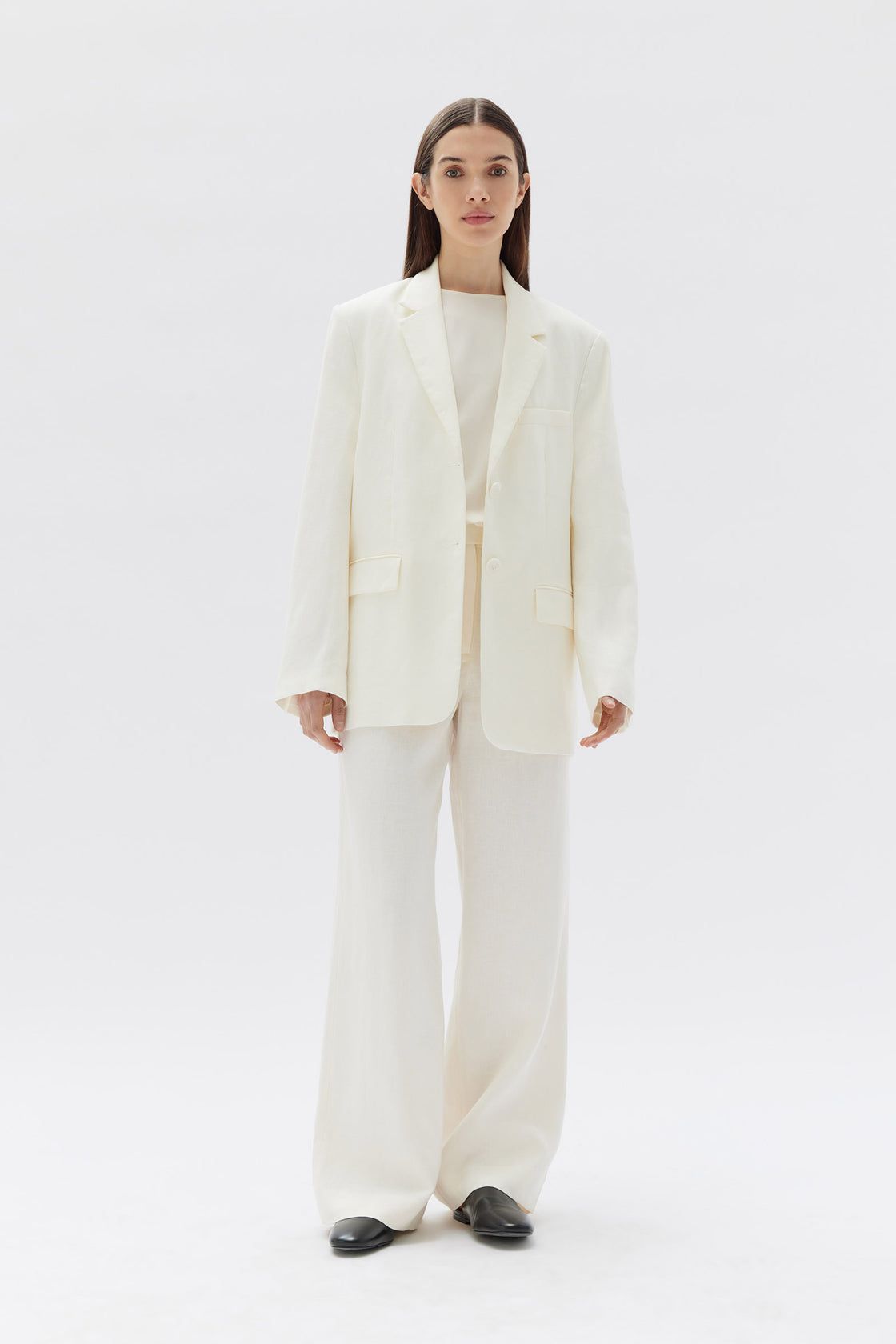 Assembly Label | Leila Linen Jacket - Oat sold by Sister & Co product image thumbnail 2