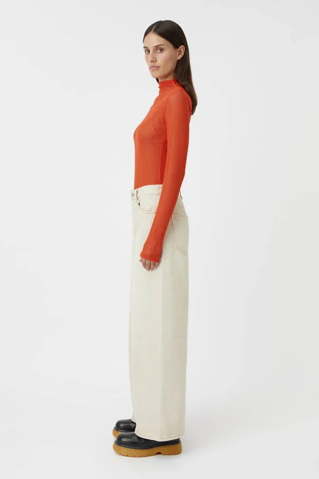 Camilla and Marc | Ilana Long Sleeve Top - Flame sold by Sister & Co product image thumbnail 4