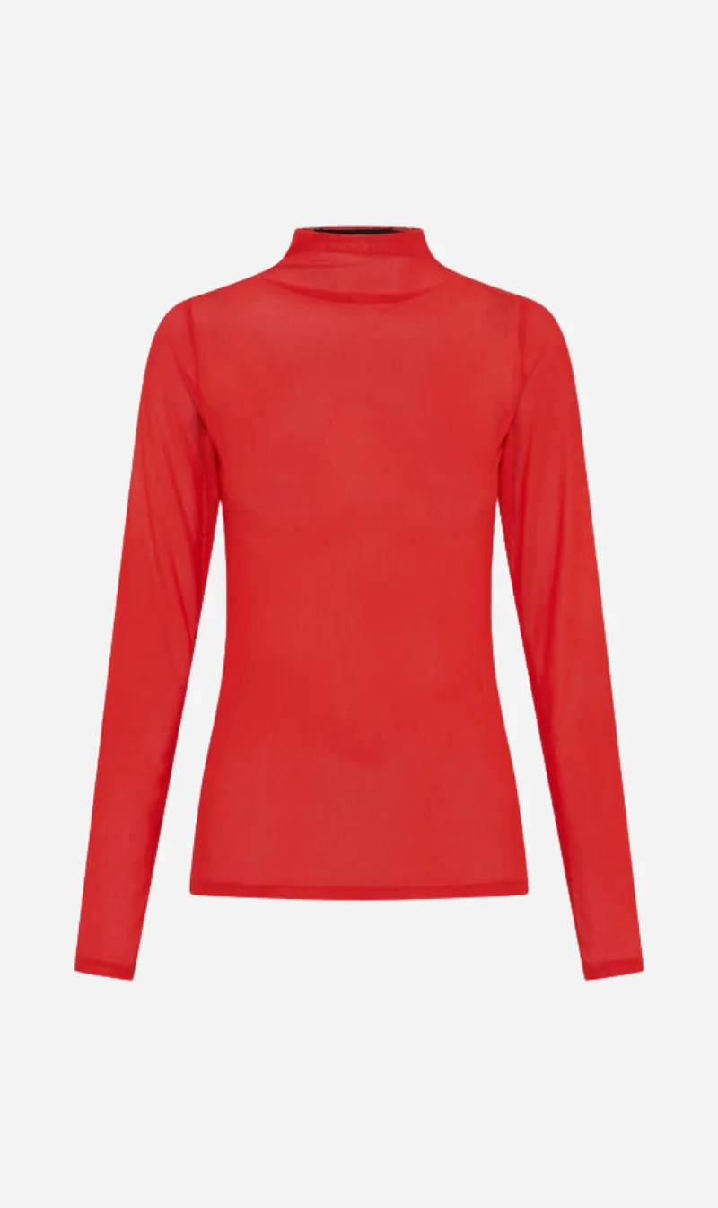 Camilla and Marc | Ilana Long Sleeve Top - Flame sold by Sister & Co