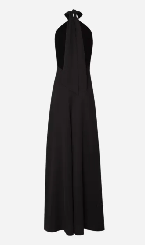 Frame | Keyhole Halter Jumpsuit - Black sold by Sister & Co