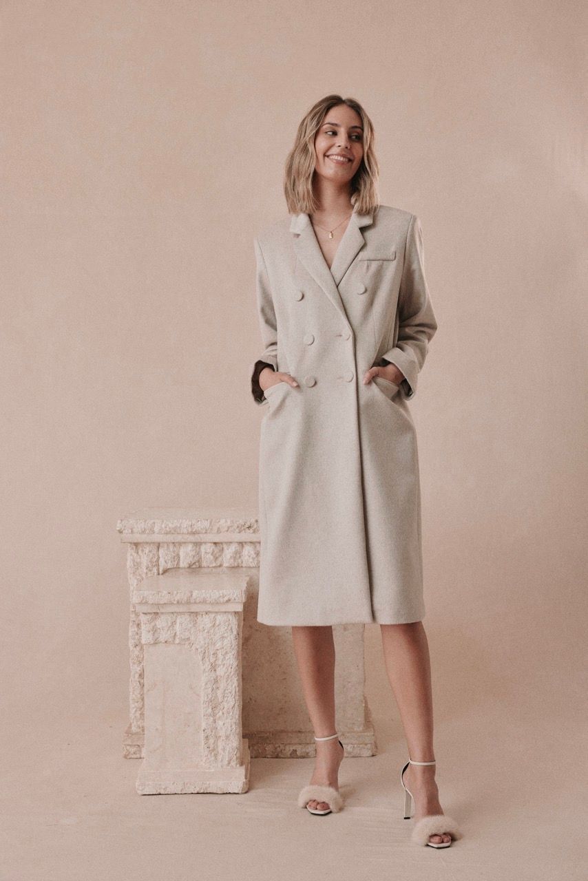 Caitlin Crisp | Darcy Coat - Mist sold by Sister & Co product image thumbnail 2
