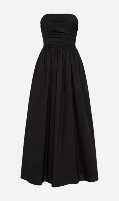 Matteau | Strapless Lace Up Dress - Black sold by Sister & Co