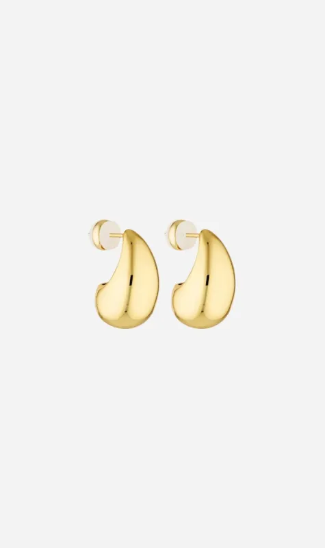 Porter Jewellery | Baby Blob Earrings - Gold sold by Sister & Co