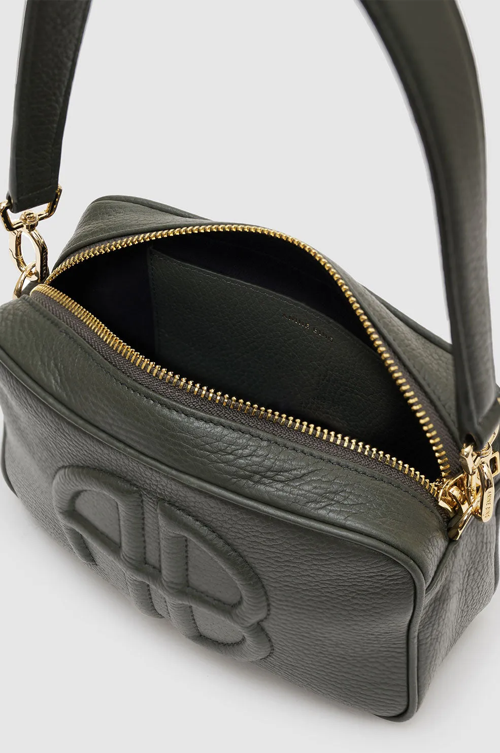 Anine Bing | Lili Bag - Dusty Green Pebbled sold by Sister & Co product image thumbnail 3