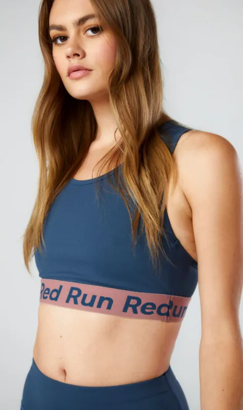 Red Run | Sports Bra Top - Midnight sold by Sister & Co
