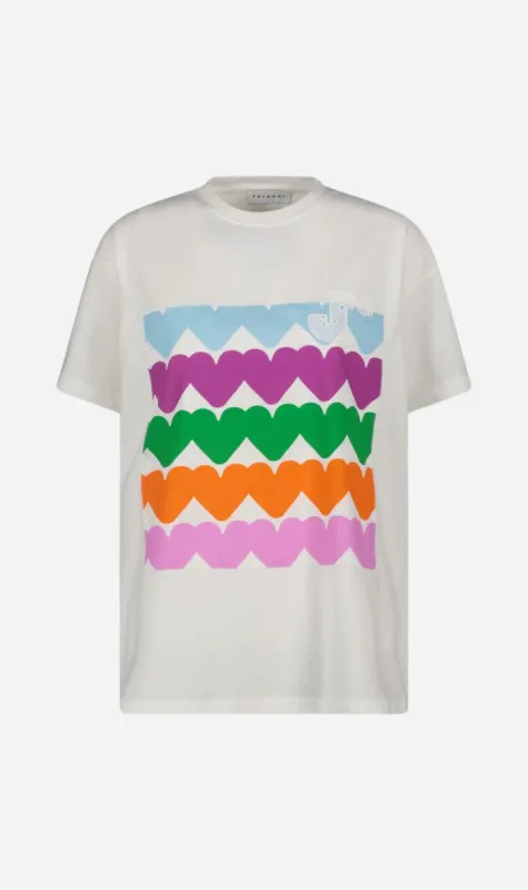 Joshua Sanders | Heart T-Shirt - Multi sold by Sister & Co