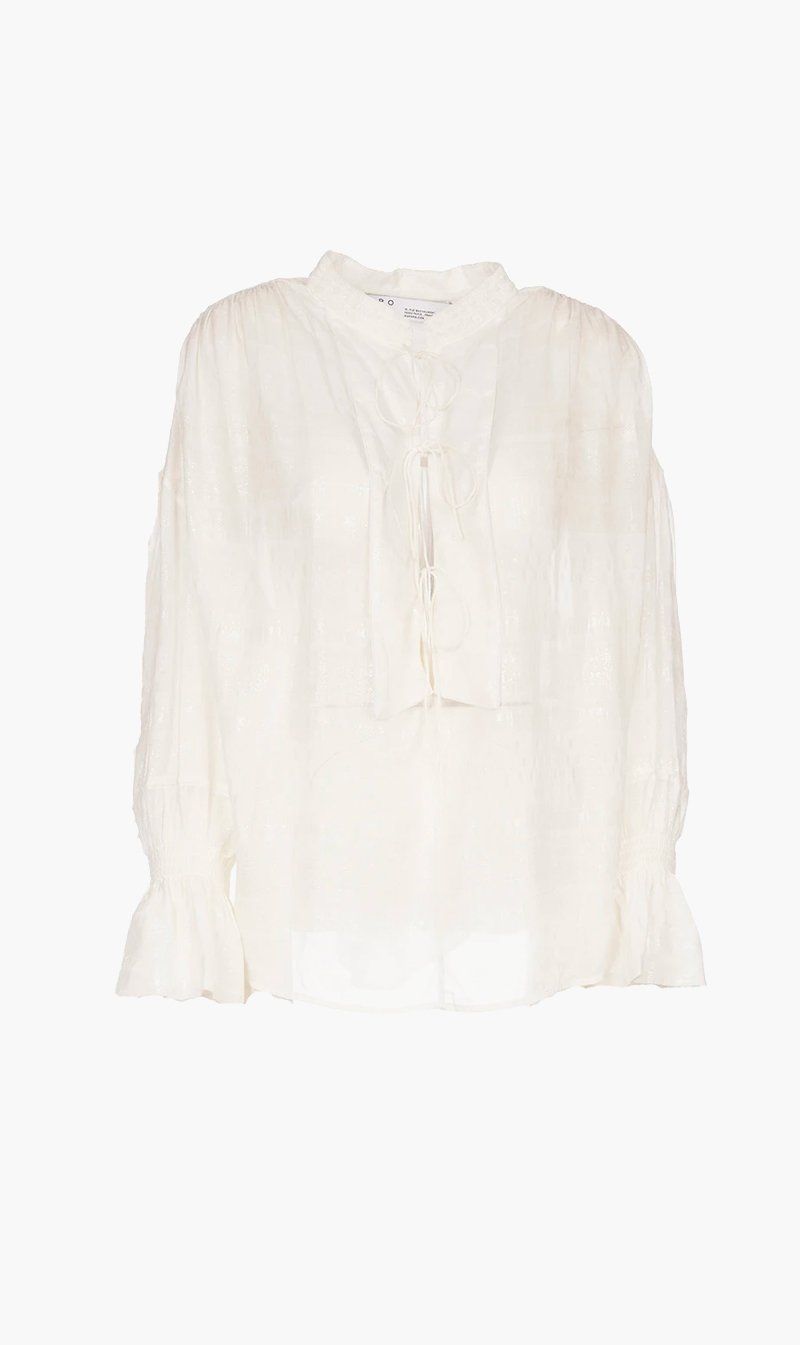 IRO | Shirana Top - Ecru sold by Sister & Co