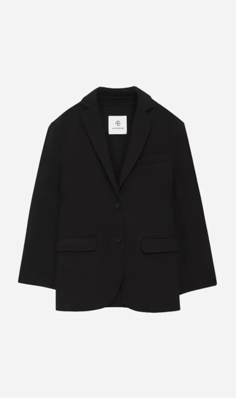 Anine Bing | Quinn Blazer Wool - Black sold by Sisters & Co