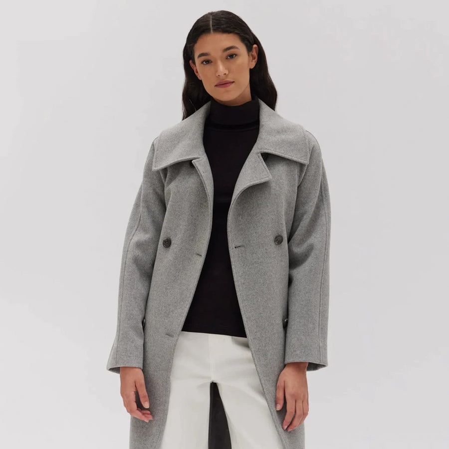 Assembly Label | Cocoon Coat - Grey Marle sold by Sister & Co product image thumbnail 3