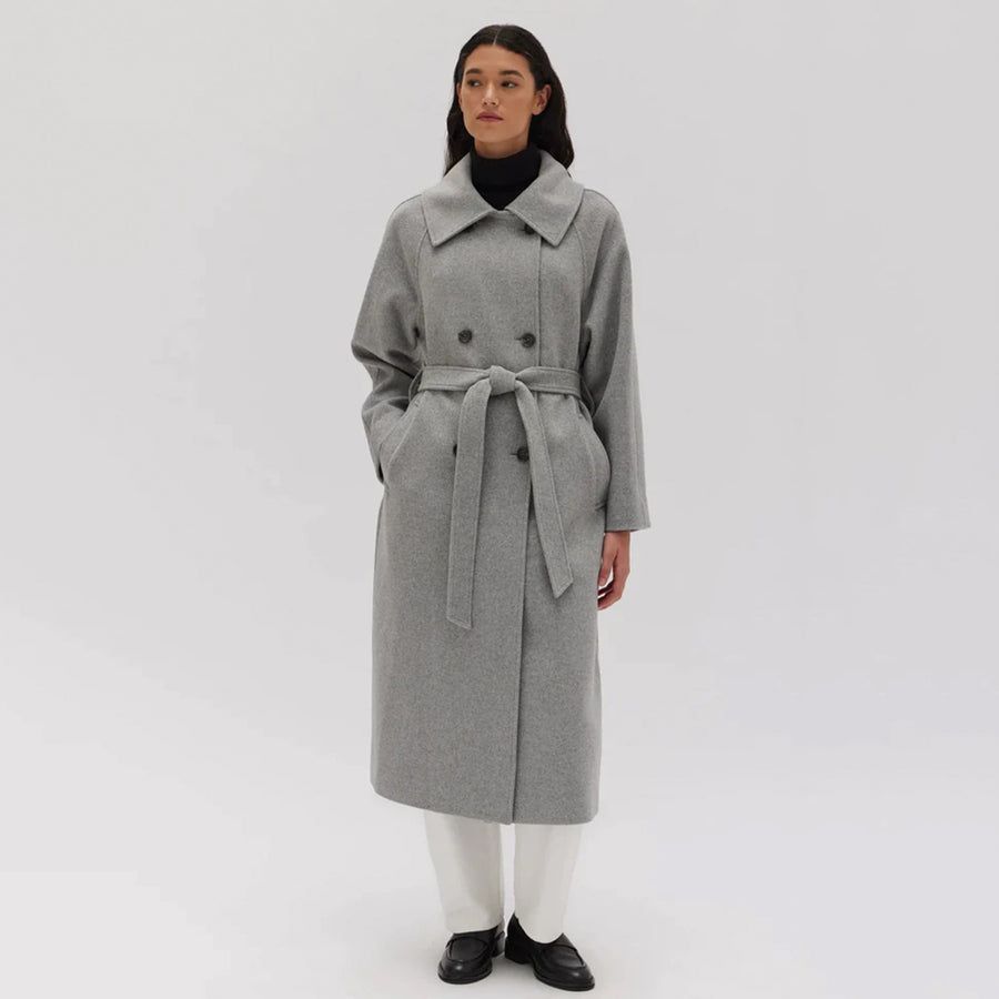 Assembly Label | Cocoon Coat - Grey Marle sold by Sister & Co product image thumbnail 2