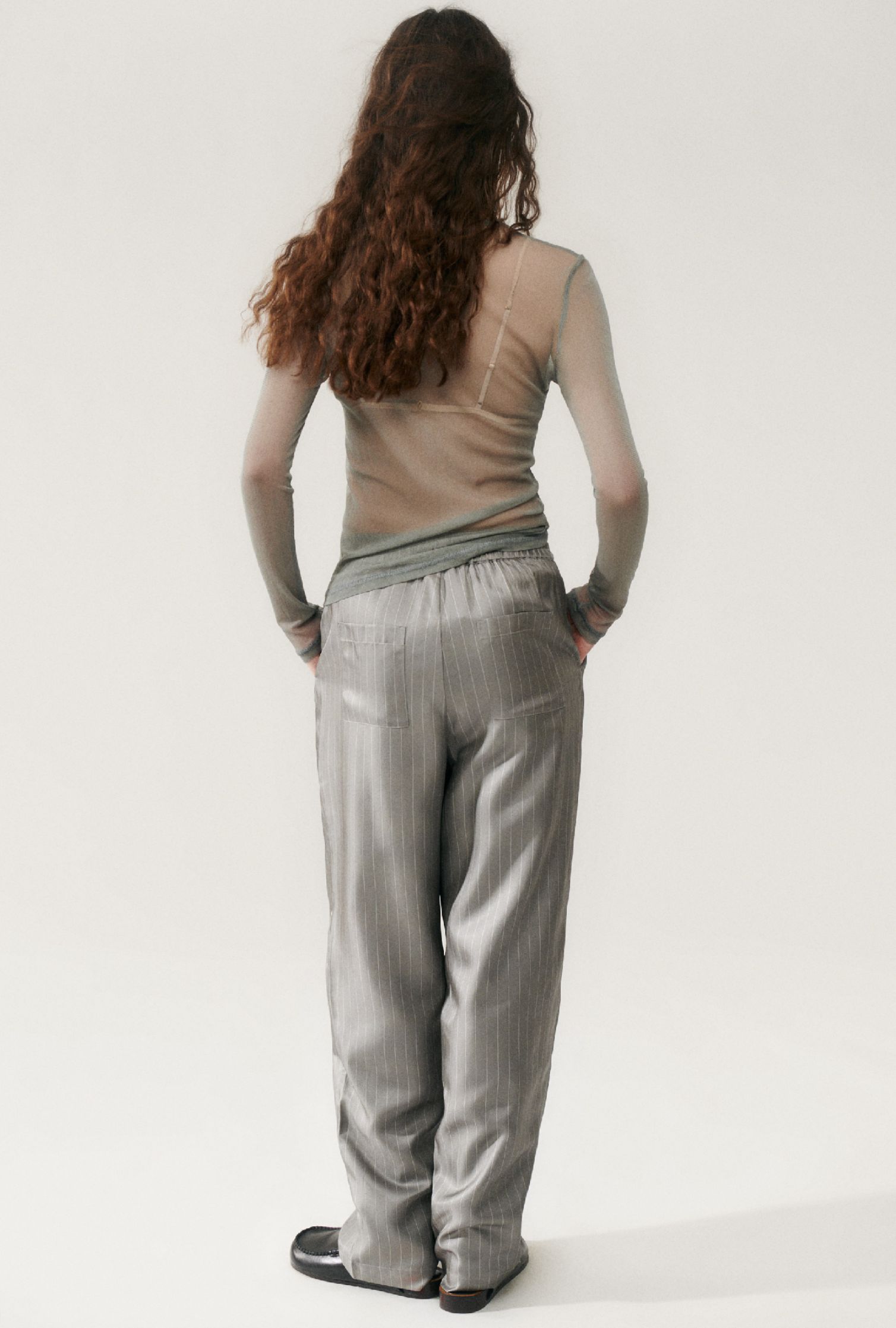 Silk Laundry | Mesh Long Sleeve - Moon sold by Sister & Co product image thumbnail 3