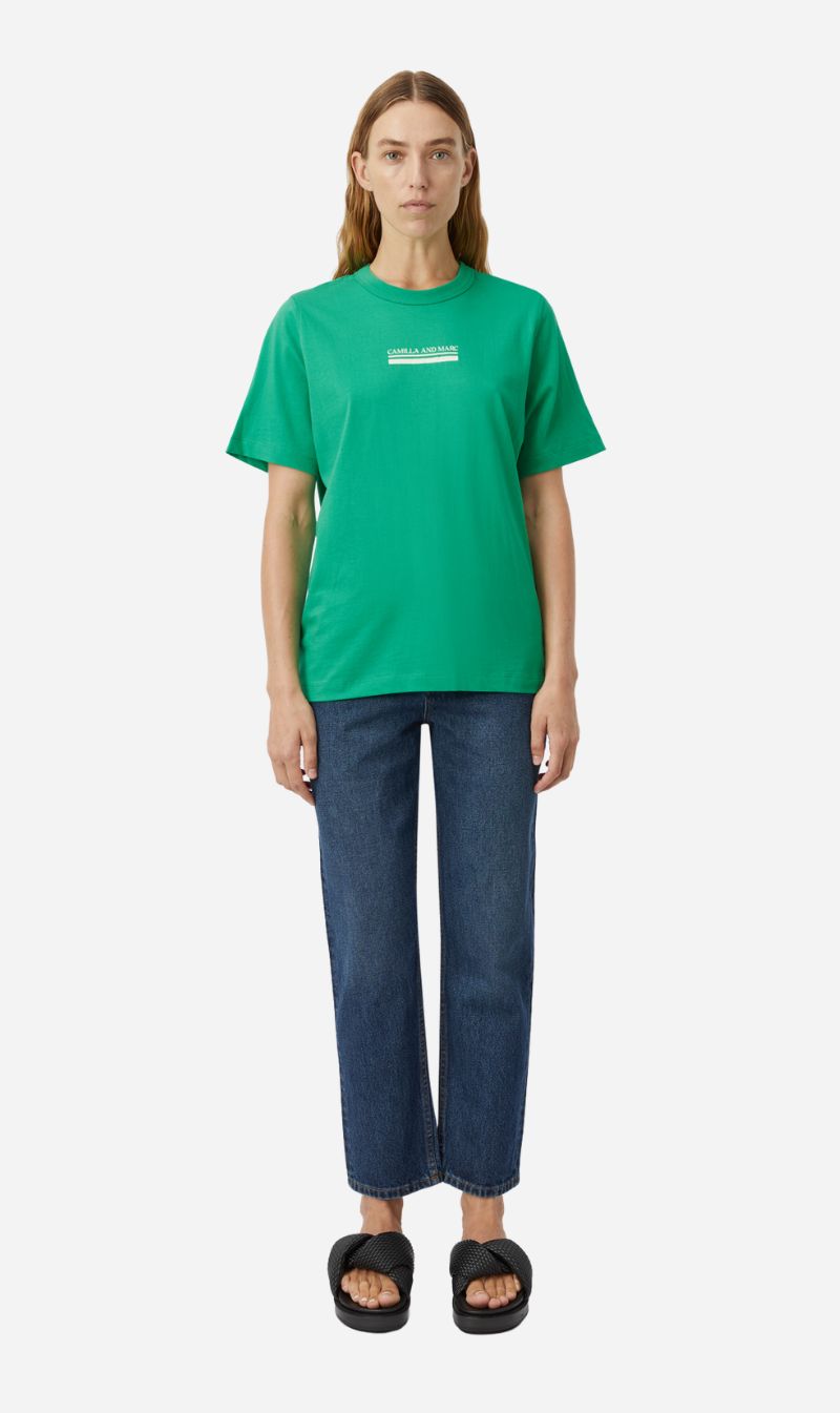 Camilla And Marc | Canton Tee - Pale Emerald sold by Sister & Co