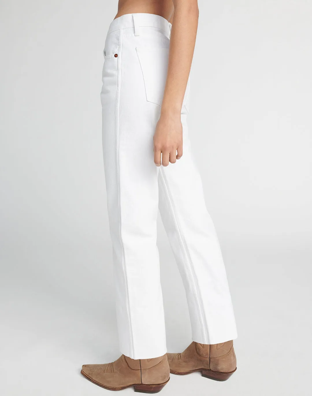 RE/DONE | Comfort Stretch High Rise Loose - White sold by Sister & Co product image thumbnail 3