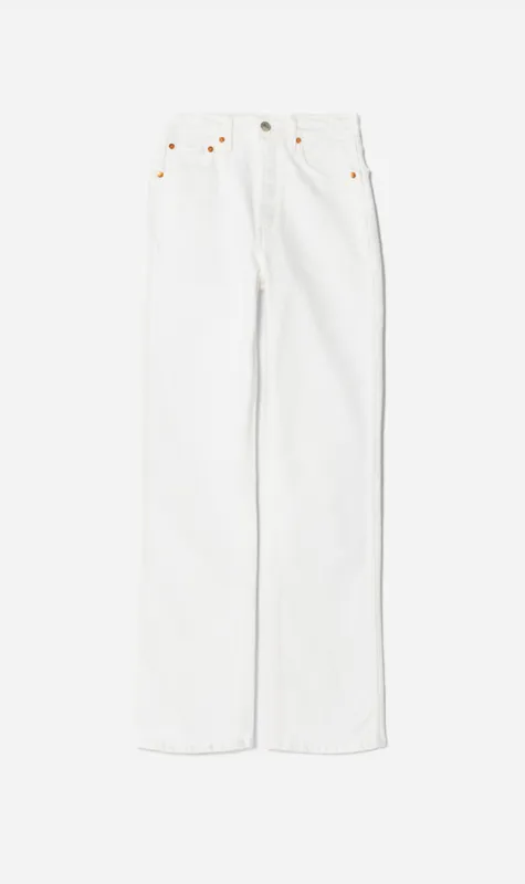RE/DONE | Comfort Stretch High Rise Loose - White sold by Sister & Co