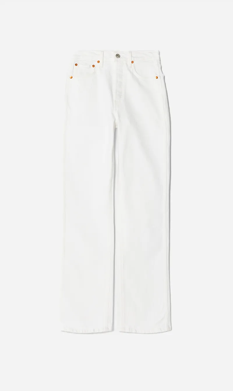 RE/DONE | Comfort Stretch High Rise Loose - White sold by Sister & Co