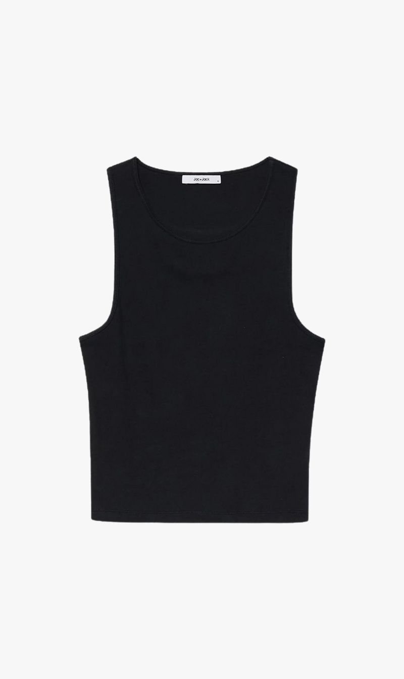 Jac+Jack | Poem Tank - Black sold by Sister & Co