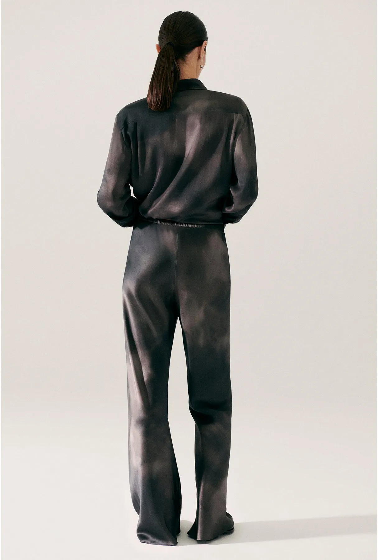 Silk Laundry | Bias Cut Pants - Smoke sold by Sister & Co product image thumbnail 4