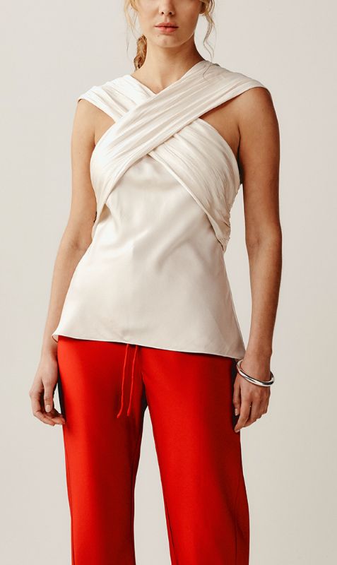 Marle | Aspen Top - Ivory sold by Sister & Co