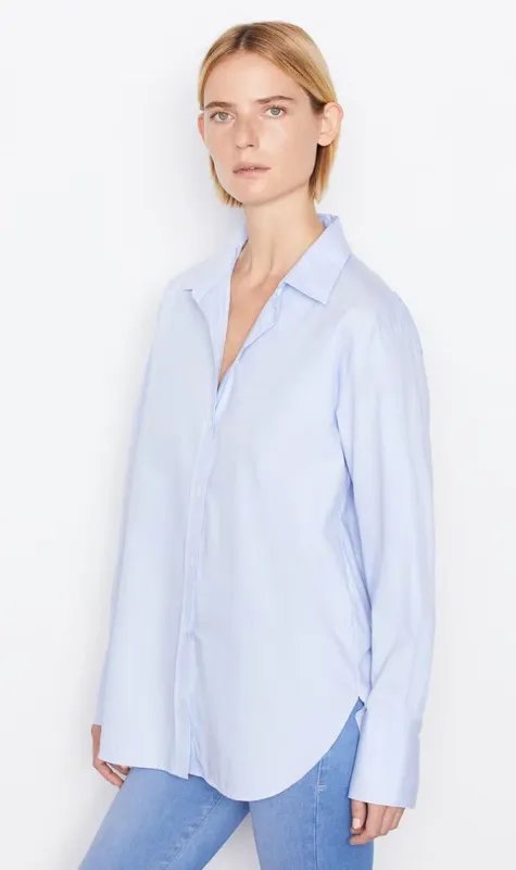 Frame Denim | The Oversized Shirt - Oxford Blue sold by Sister & Co